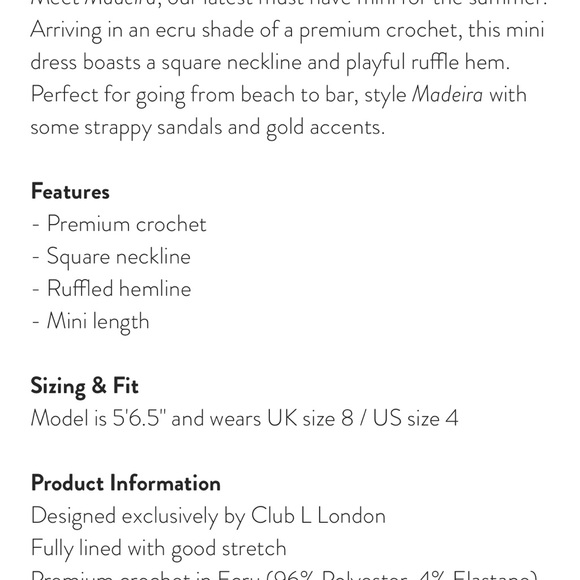 MADEIRA Club L London Dress - Picture 6 of 6